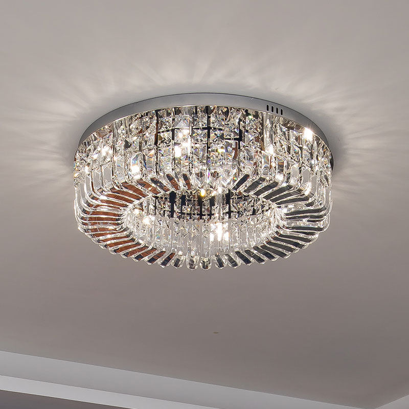 European Postmodern Crystal Ceiling Light