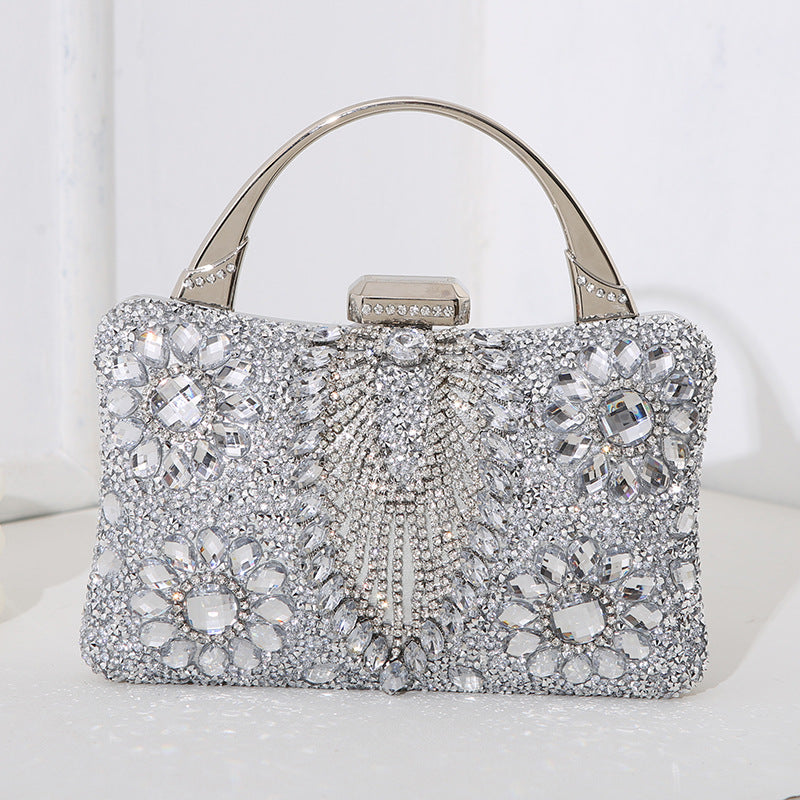 Handmade Crystals Inlaid Mini Bag