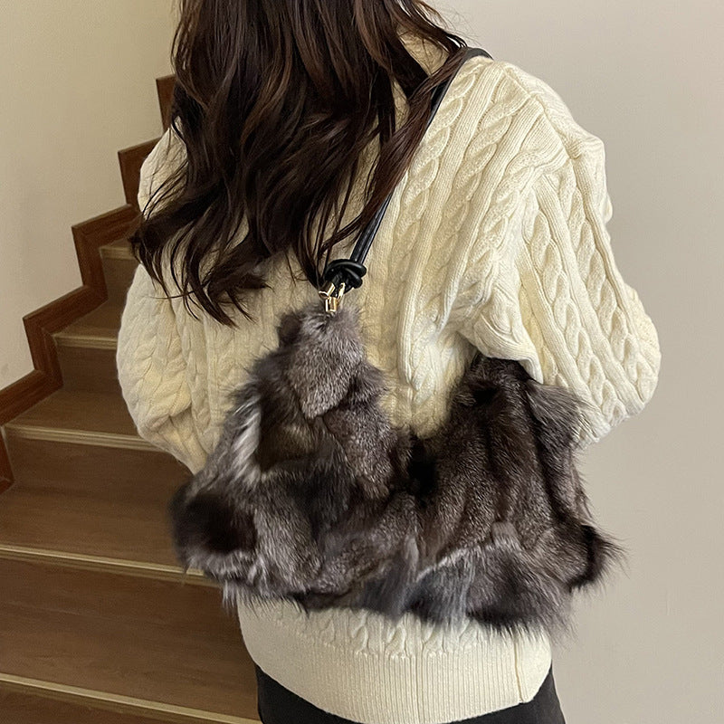 Niche Plush Shoulder Bag