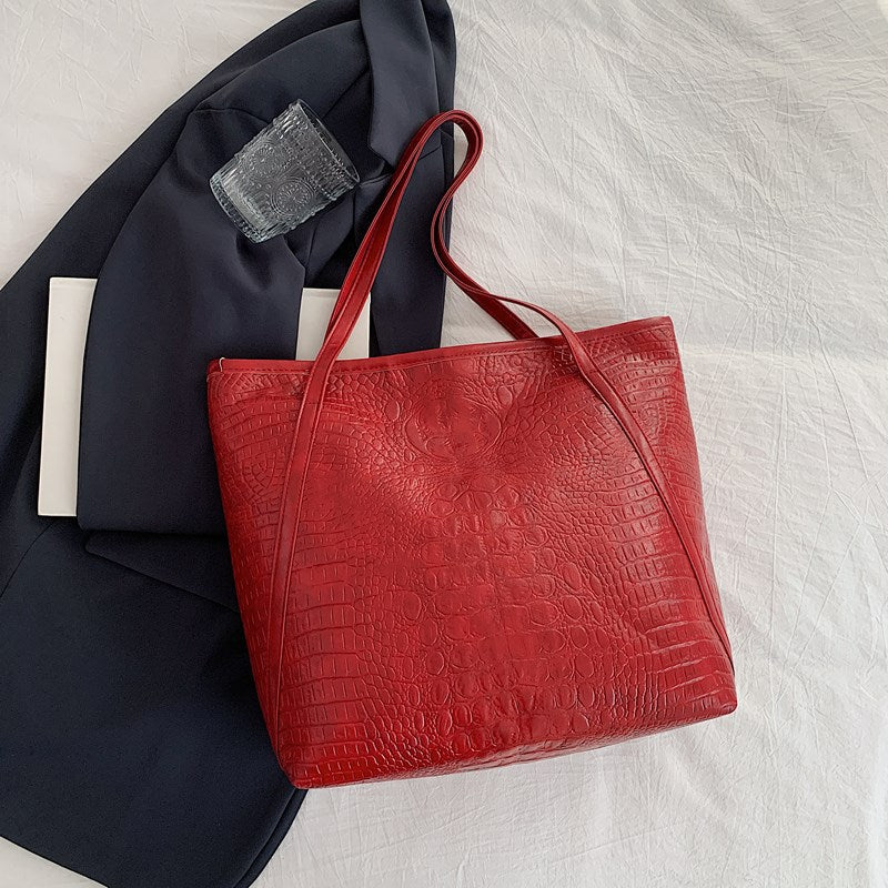 Retro Handheld Large Tote Bag