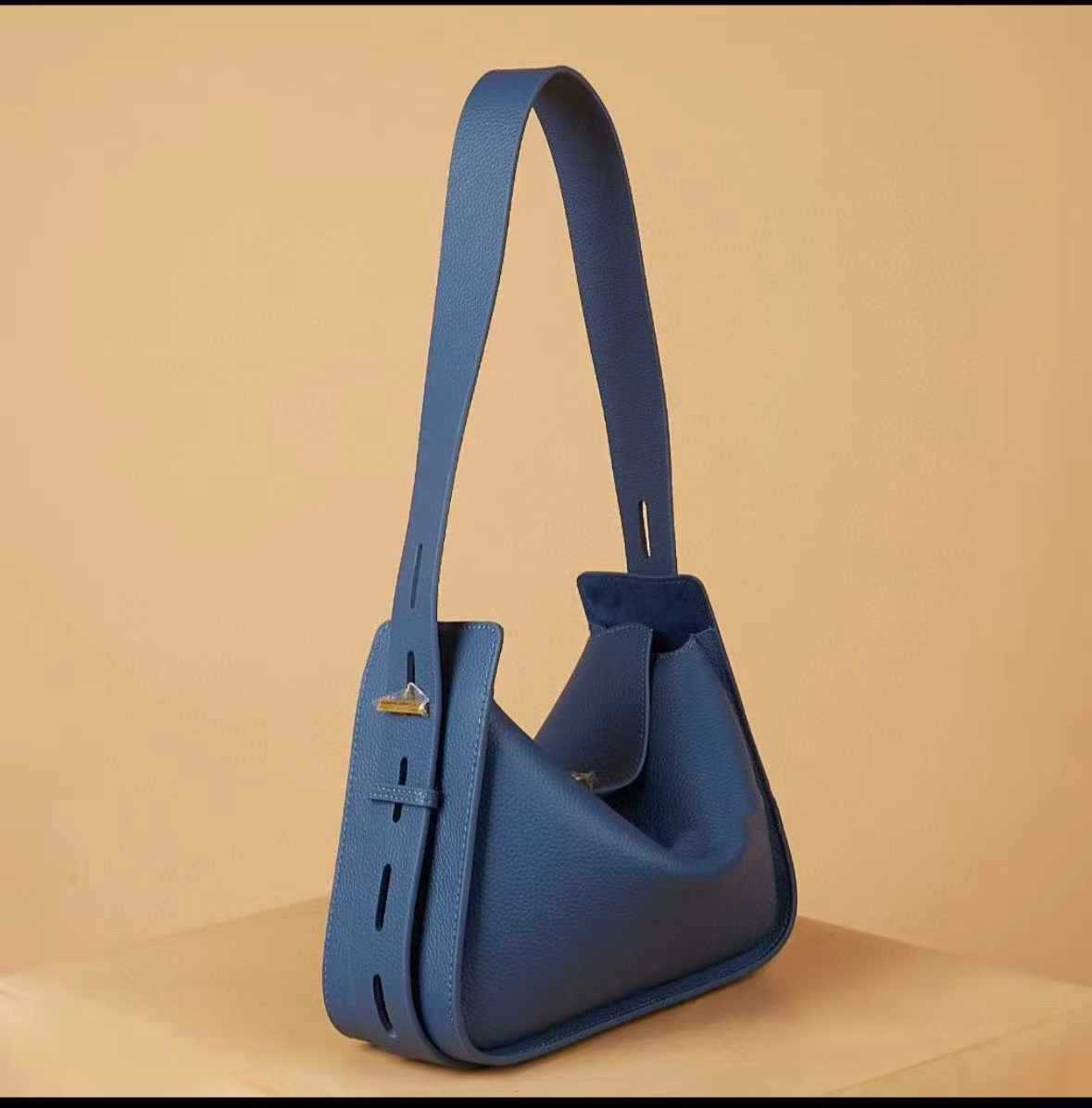 Calf  Leather Shoulder Bag