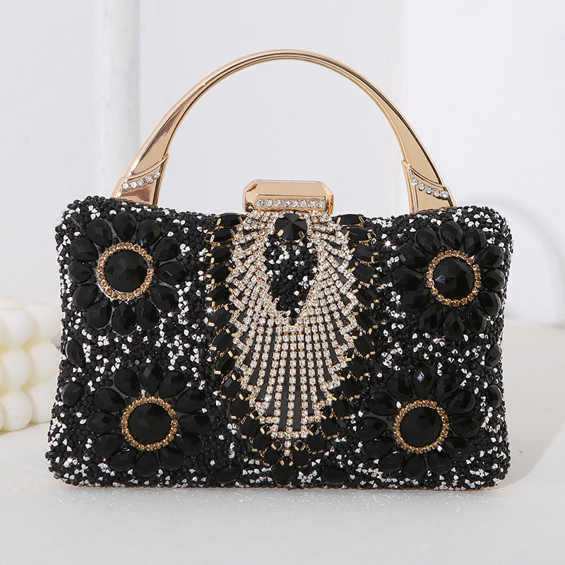 Handmade Crystals Inlaid Mini Bag