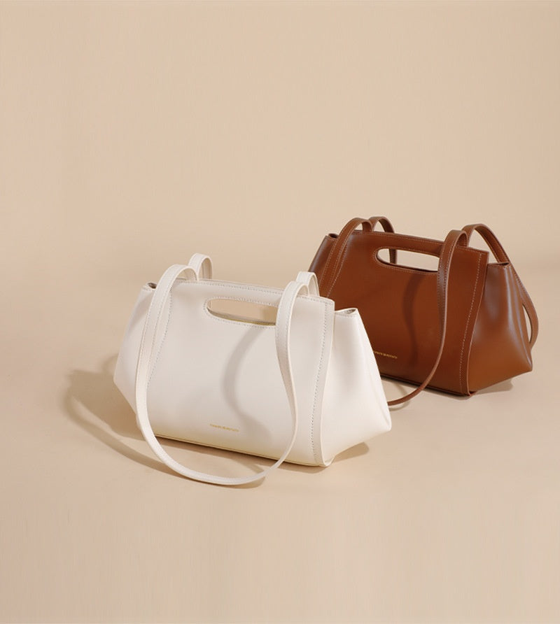 Calf Leather Versatile  Shoulder Bag
