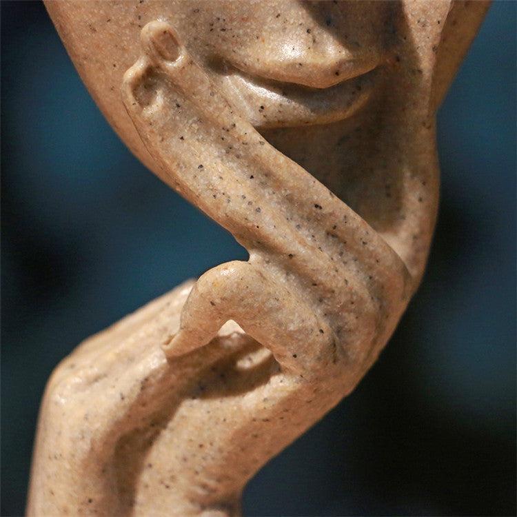 Character mask sculpture