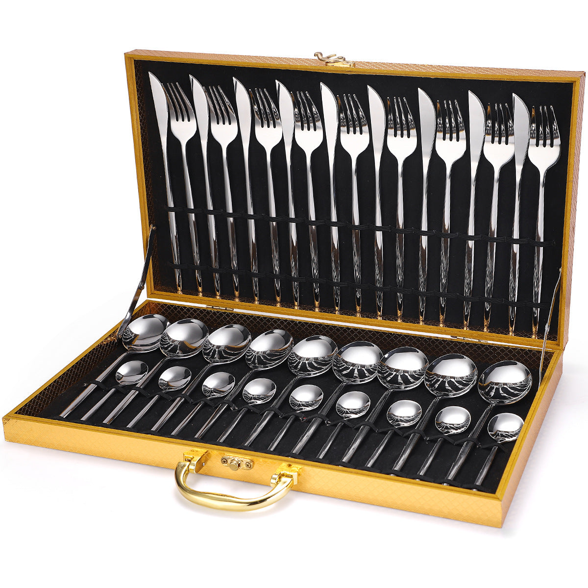 36-piece Stainless Steel Tableware  Set