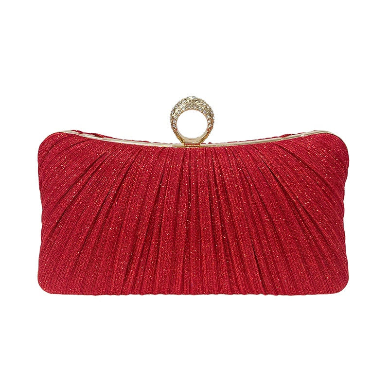 New Pleated Clutch Bag