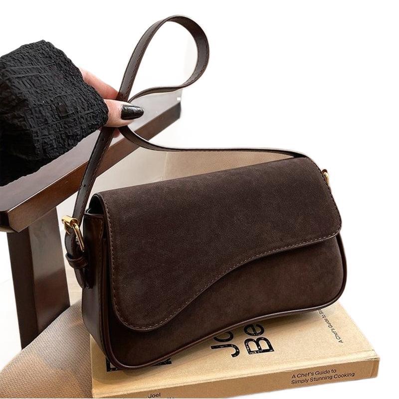 Retro Matte Shoulder Bag
