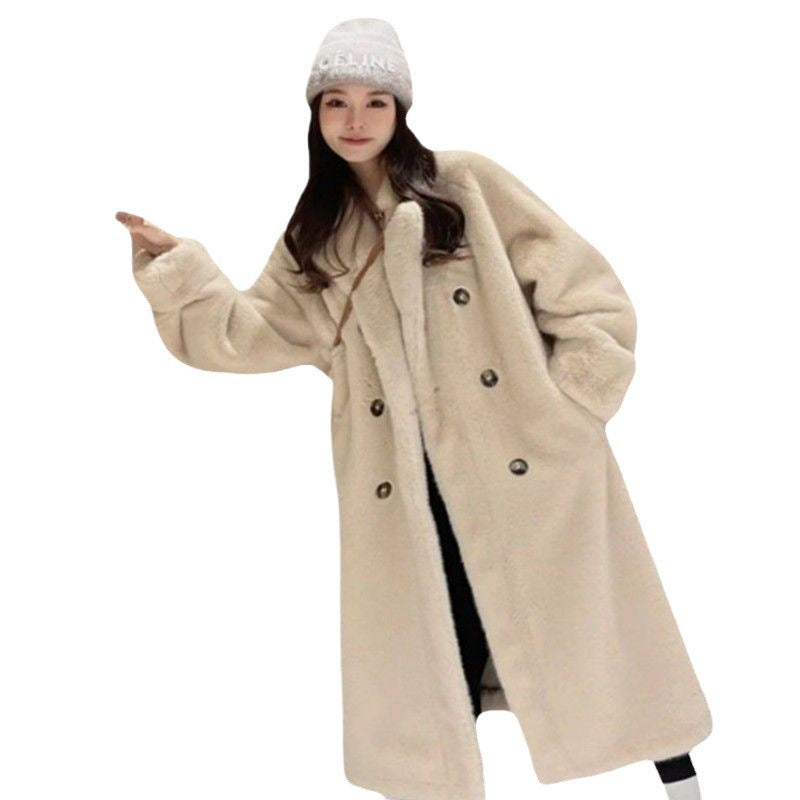 Women's Loose Fur And Leather Fluffy Fur Coat