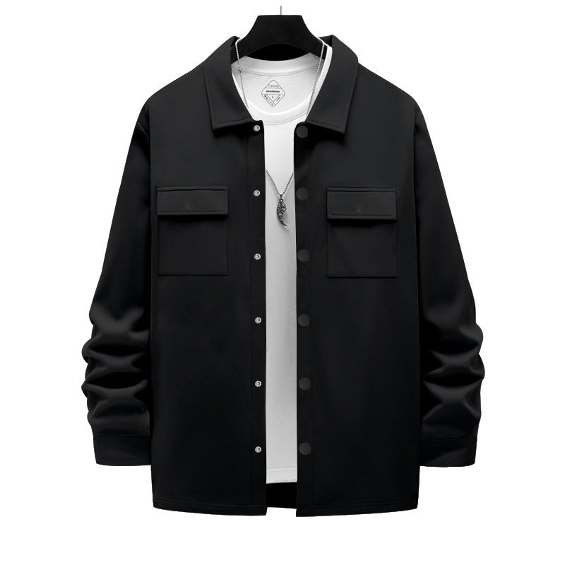 Retro Lapel Casual Long-sleeve Jacket