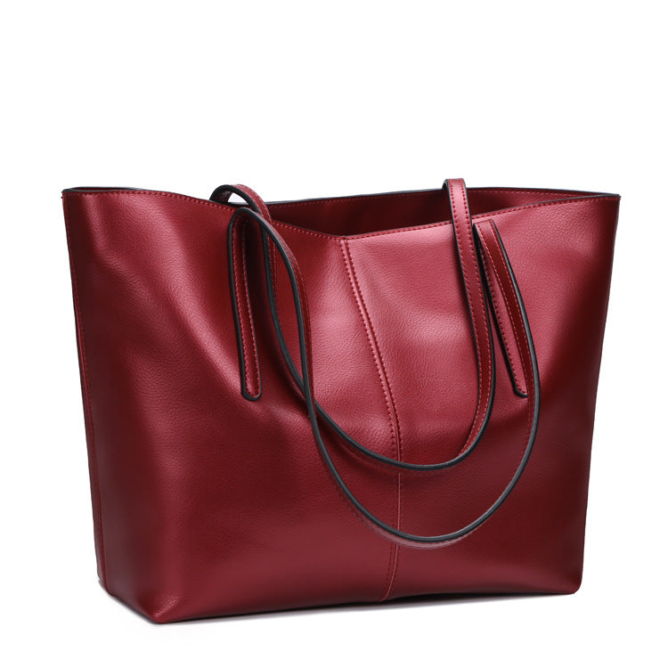 Mid Size Shoulder Bag in Calf Leather
