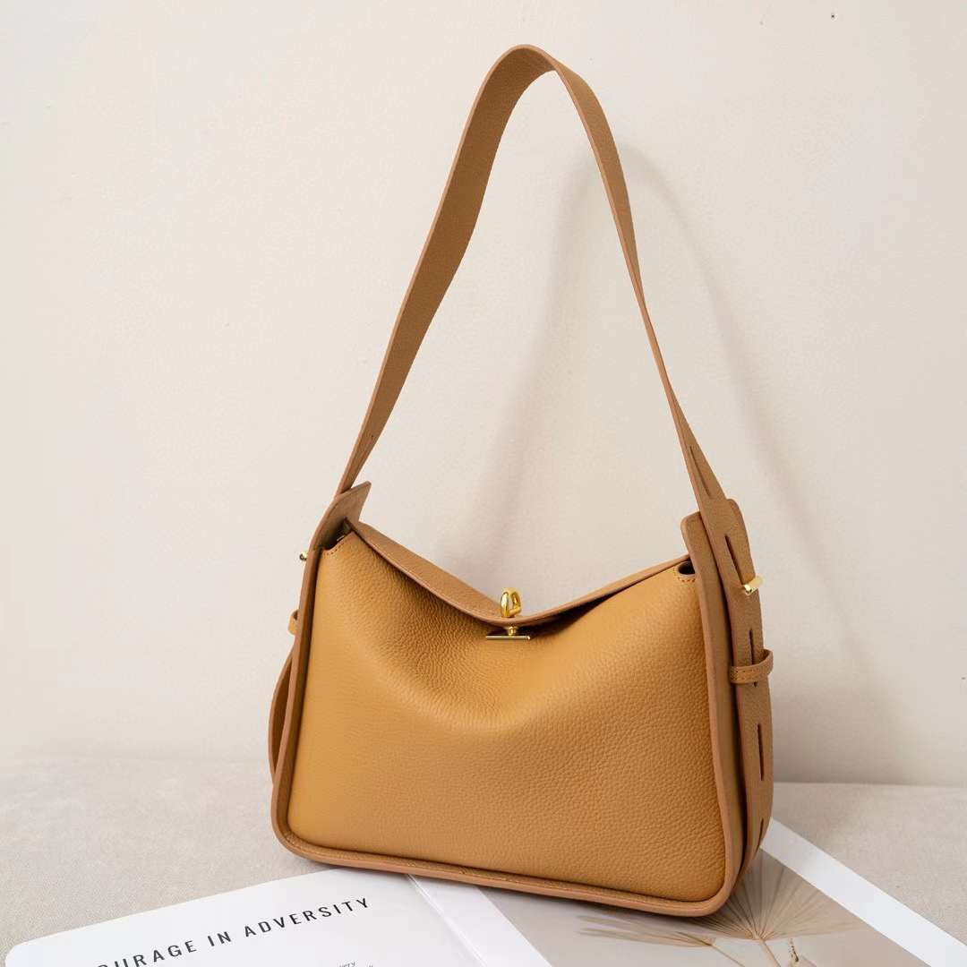 Calf  Leather Shoulder Bag