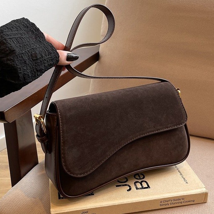 Retro Matte Shoulder Bag