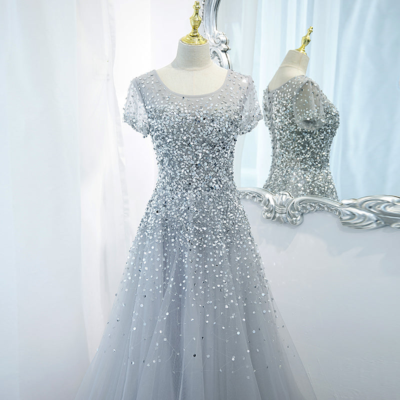 Evening Dress Skirt Female Sequin