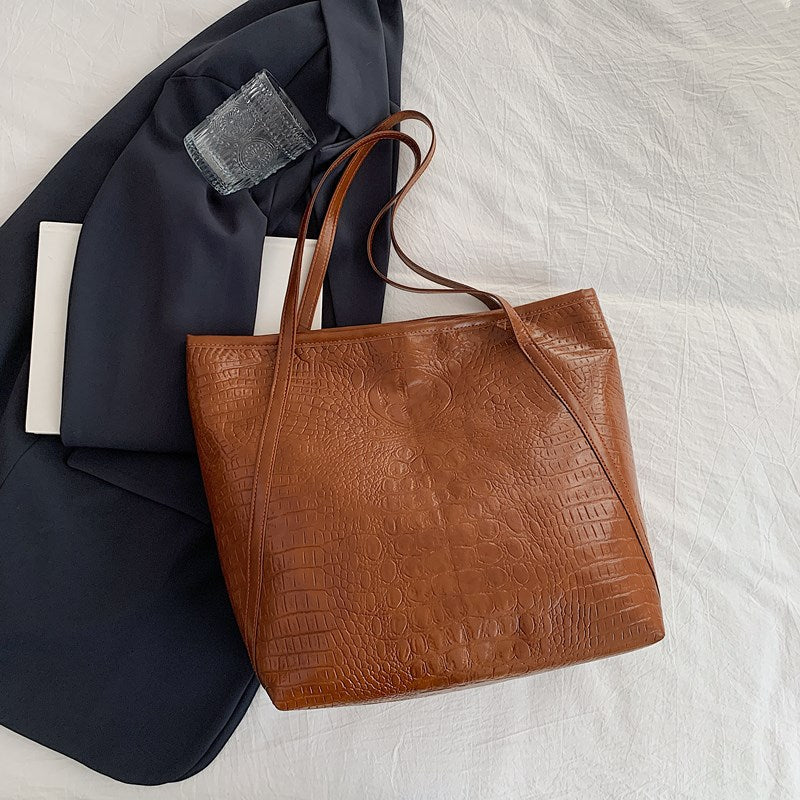 Retro Handheld Large Tote Bag