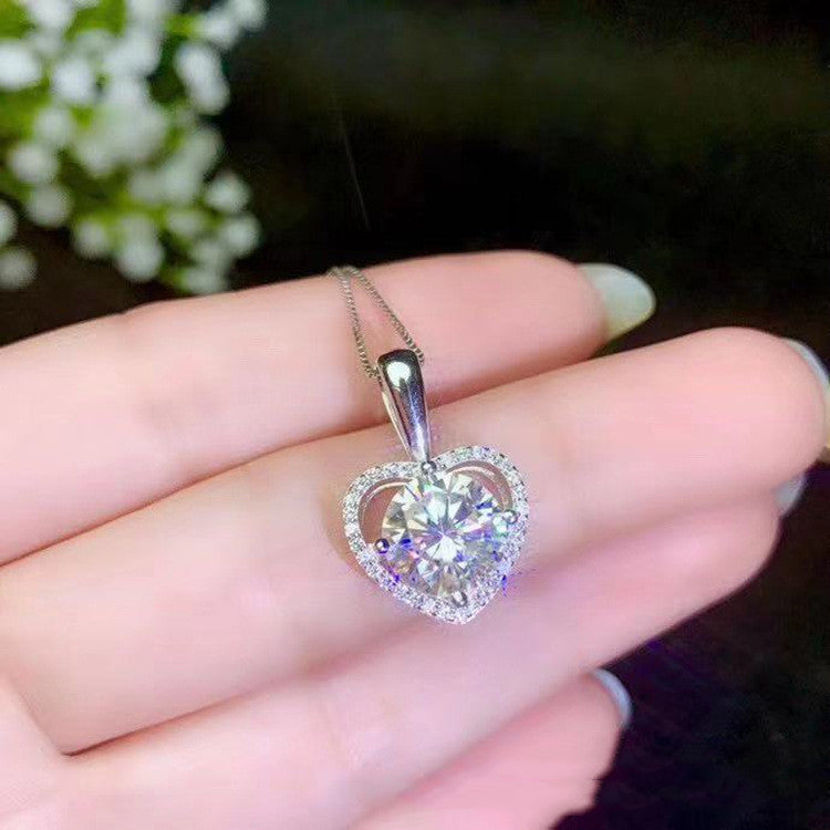 Super White  Moissanite Necklace