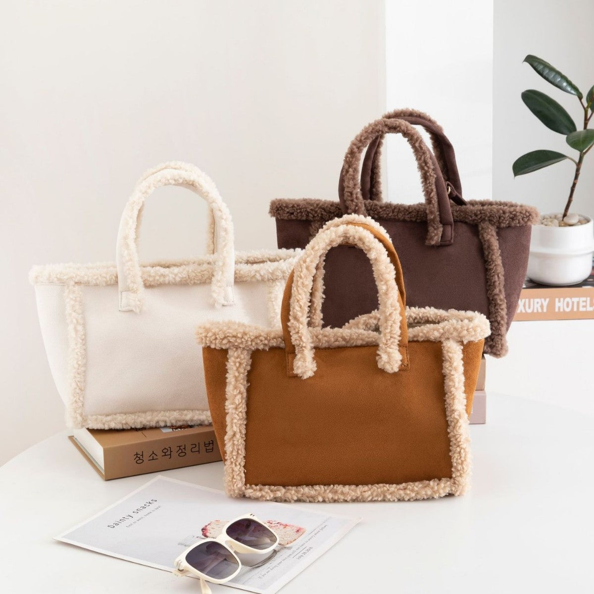 Women's Plush Tote Bag