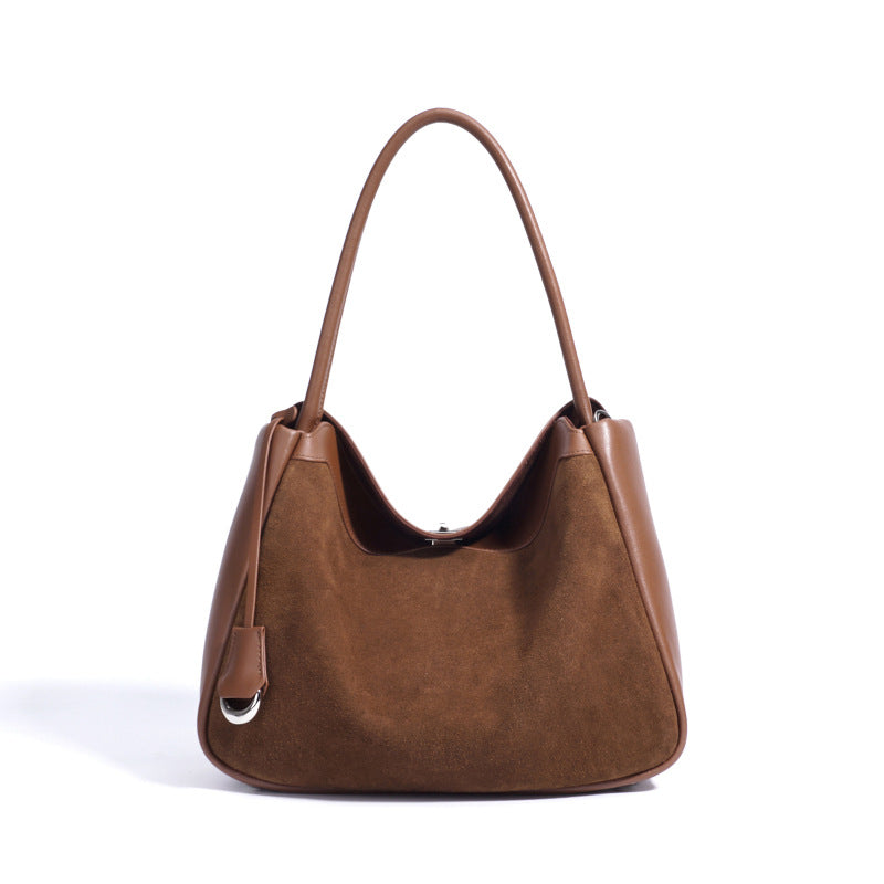 Versatile  Tote Bag Crafted From Matte Calf Leather