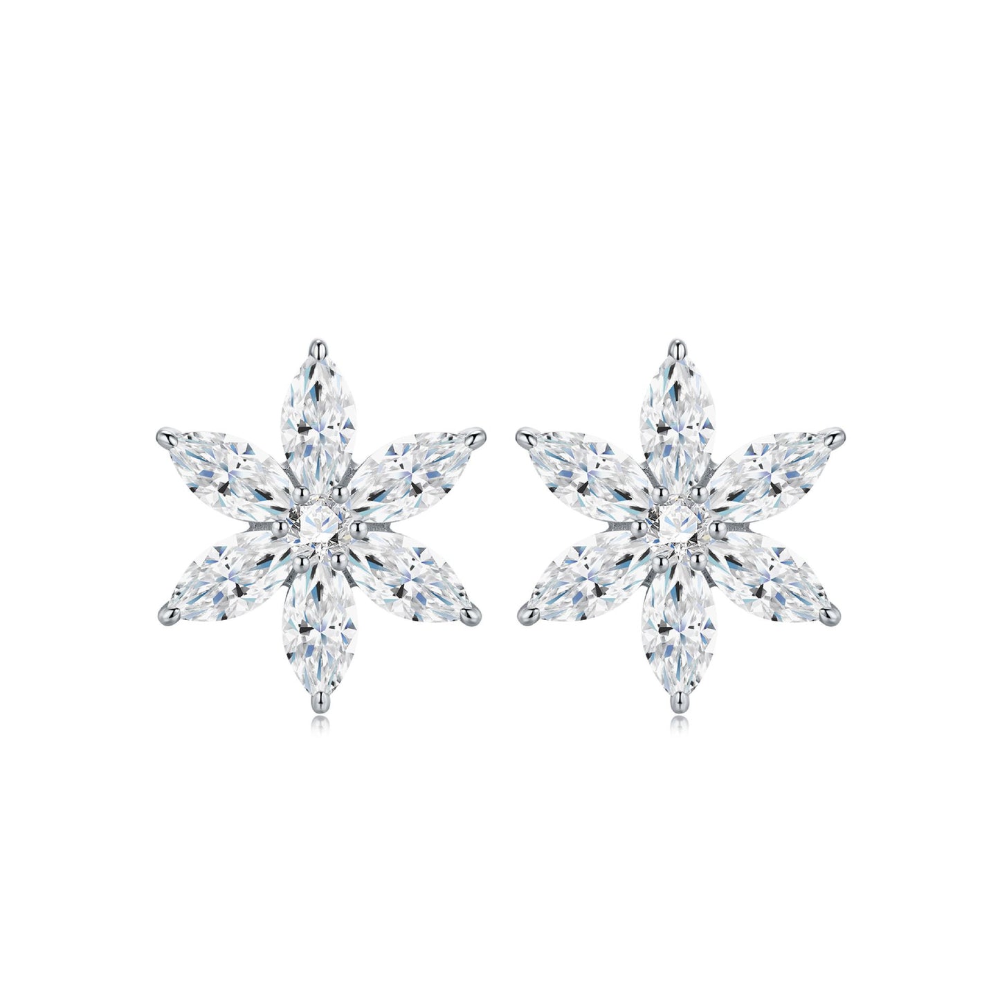 Moissanite 925 Silver Earrings