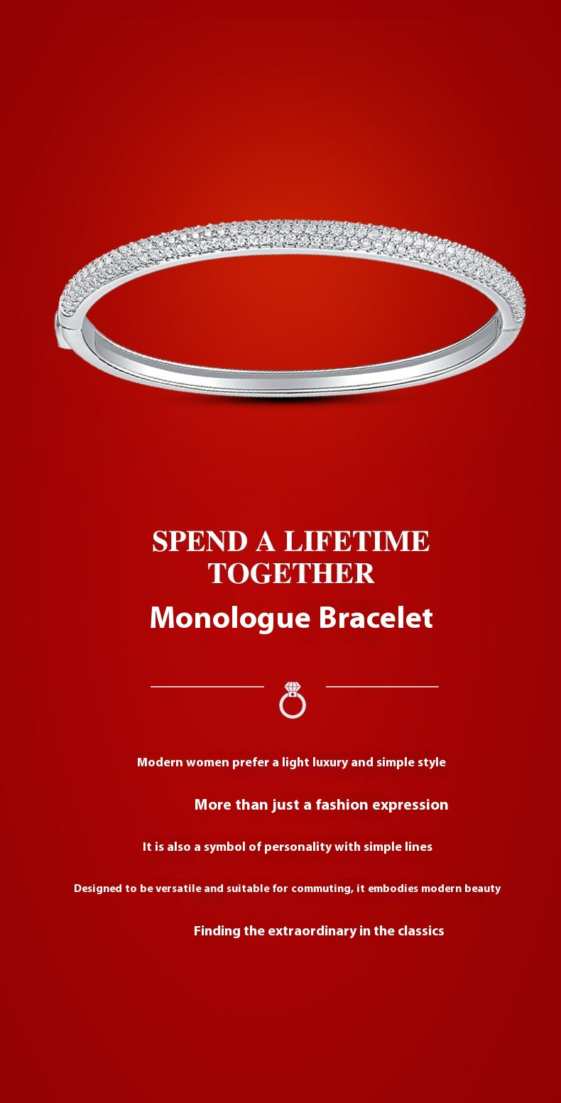 925 Sterling Silver High-grade Bracelet