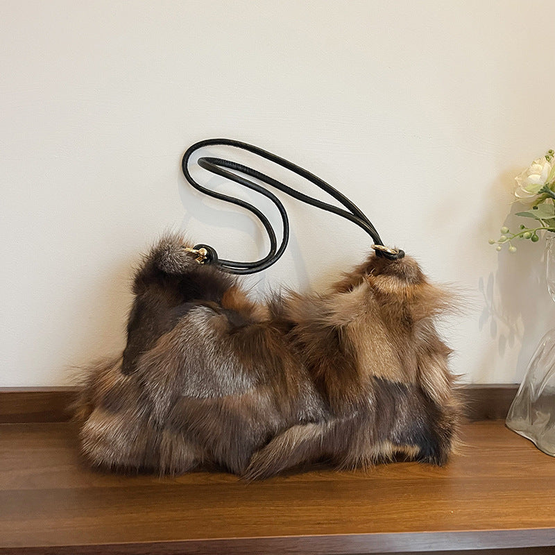 Niche Plush Shoulder  Bag