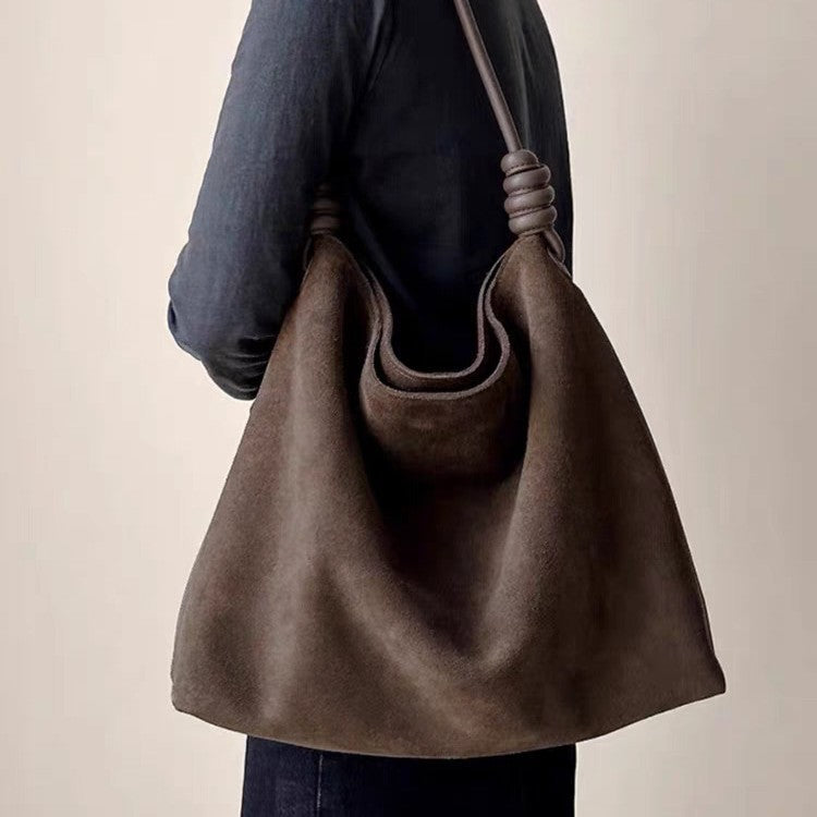 Suede Shoulder Bag