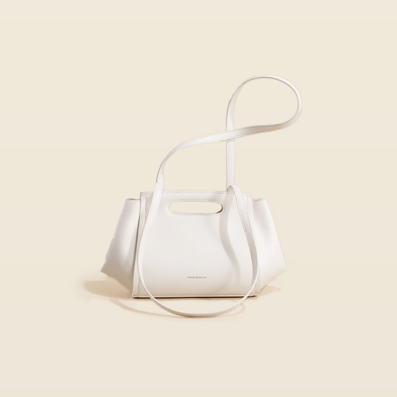 Calf Leather Versatile  Shoulder Bag
