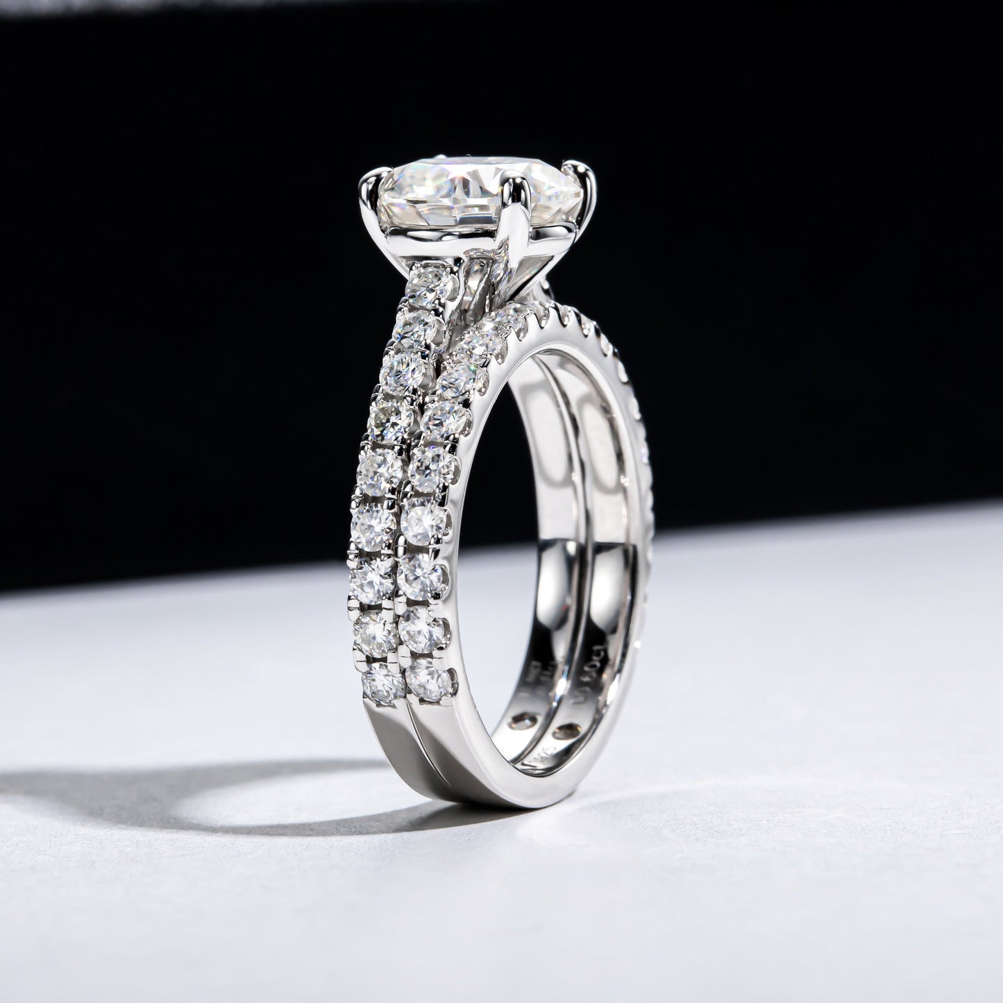 3-carat Moissanite Halo Ring Elegant, Versatile, And Subtly Luxurious