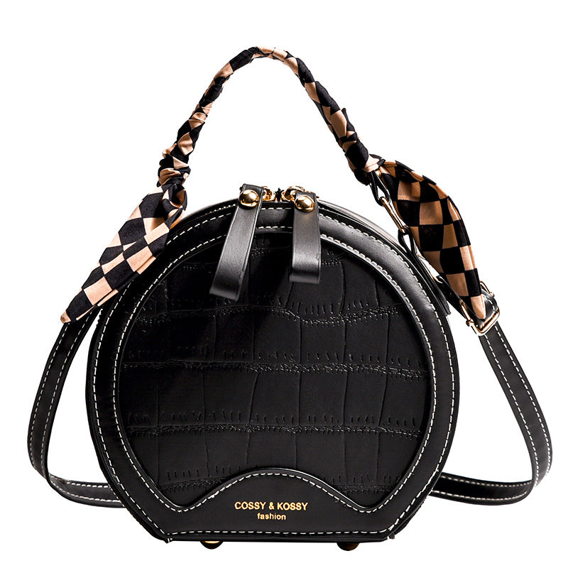 Round Shaped Leather Mini Bag