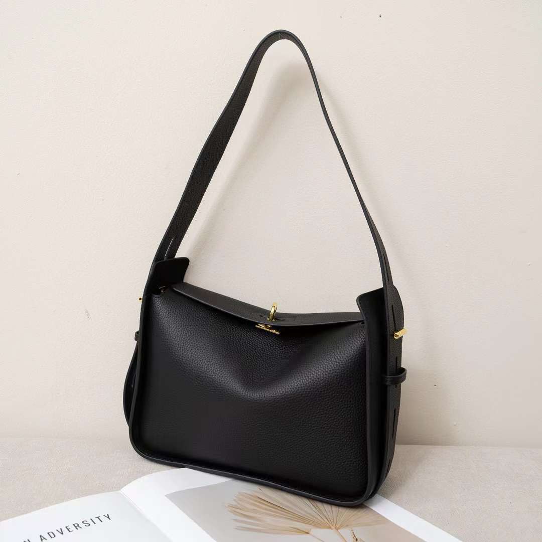 Calf  Leather Shoulder Bag