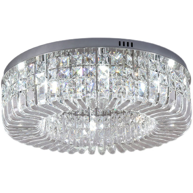 European  Postmodern Crystal Ceiling Light