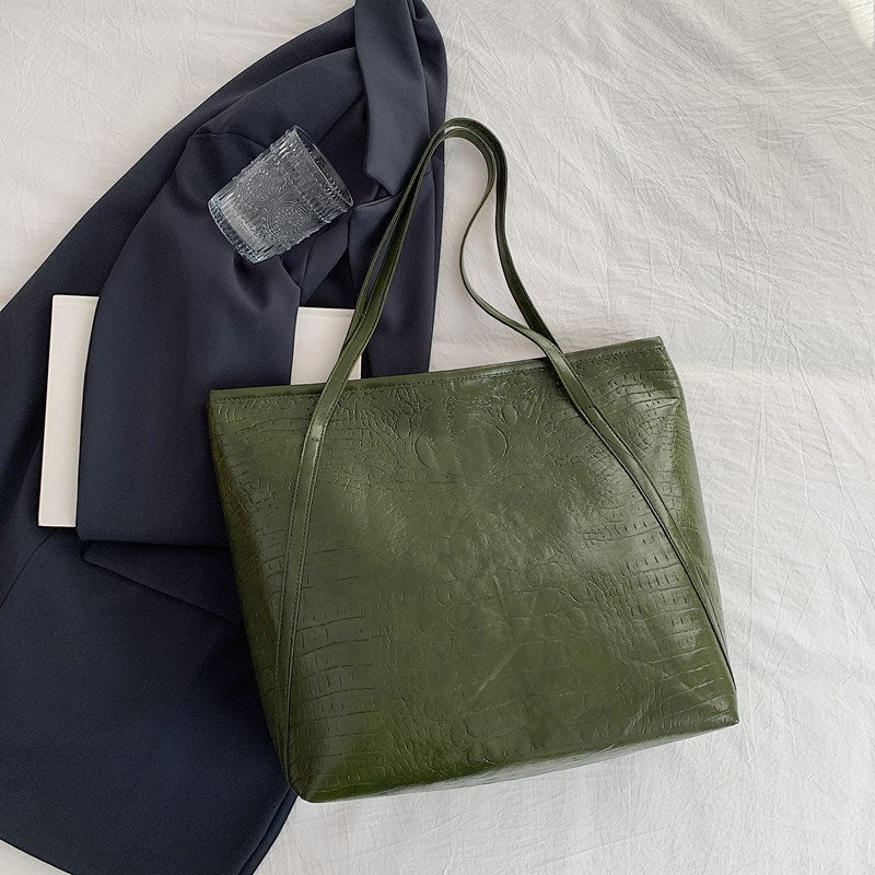 Retro Handheld Large Tote Bag