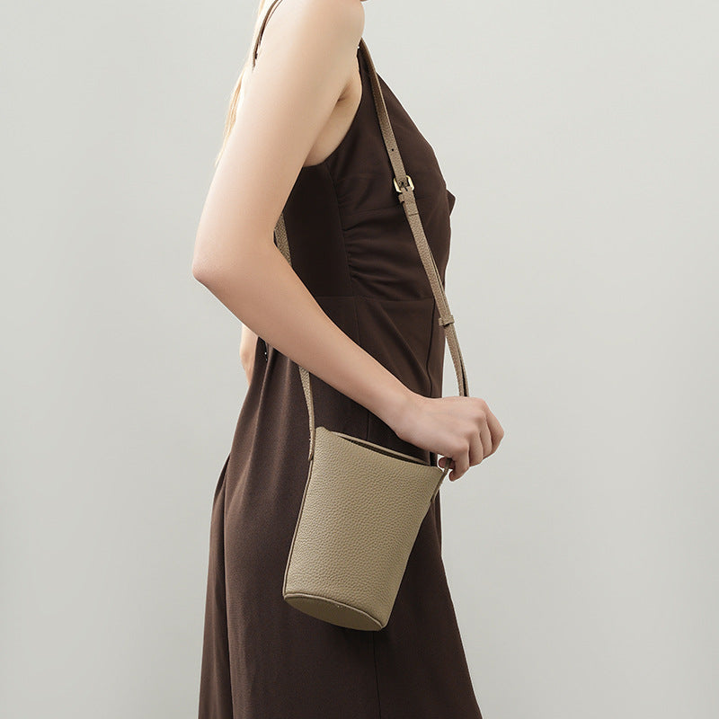 Leather Versatile Crossbody Bag