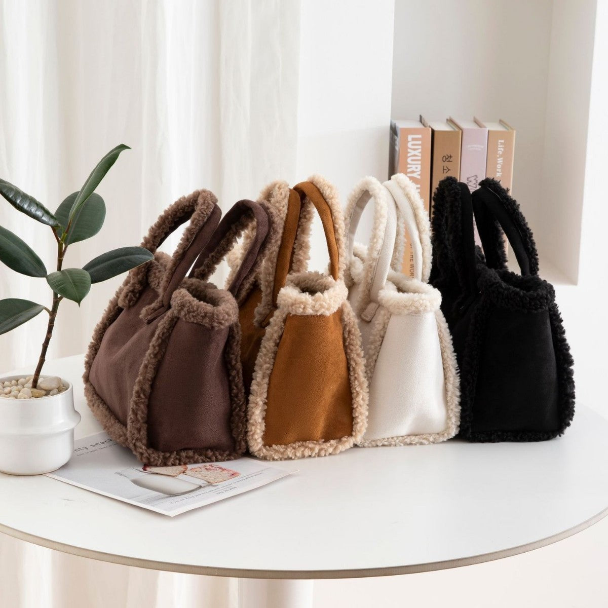 Women's Plush Tote Bag