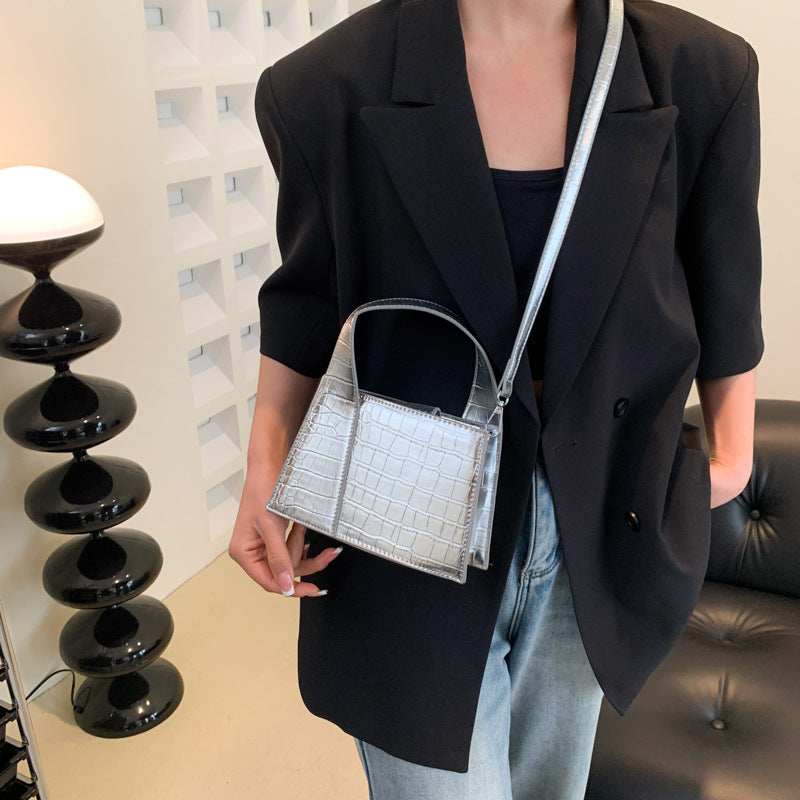 Square Solid Shoulder Bag