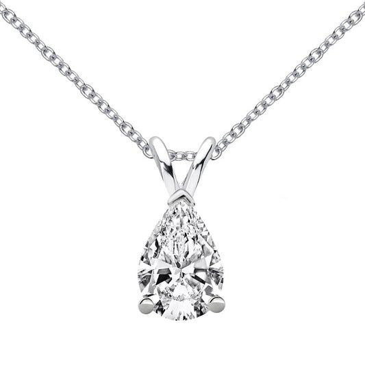 1.5 Carat Moissanite Pendant Necklace
