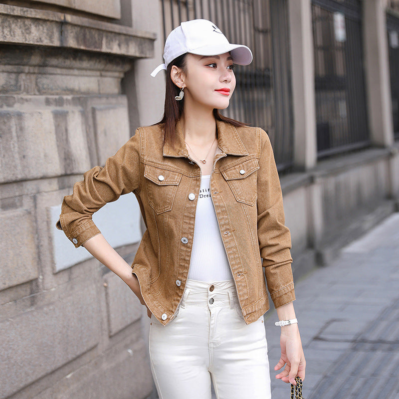 Jacket in Denim Fabric