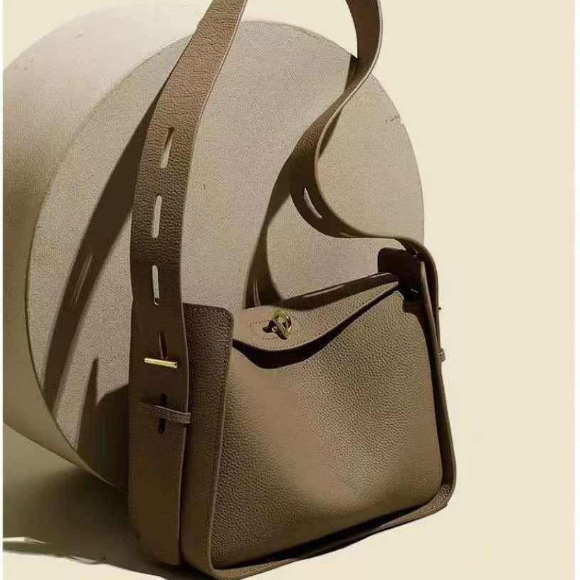 Calf  Leather Shoulder Bag