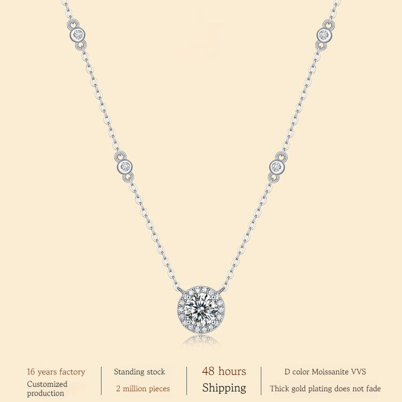 925 Silver Dot Starlight Pendant Chain