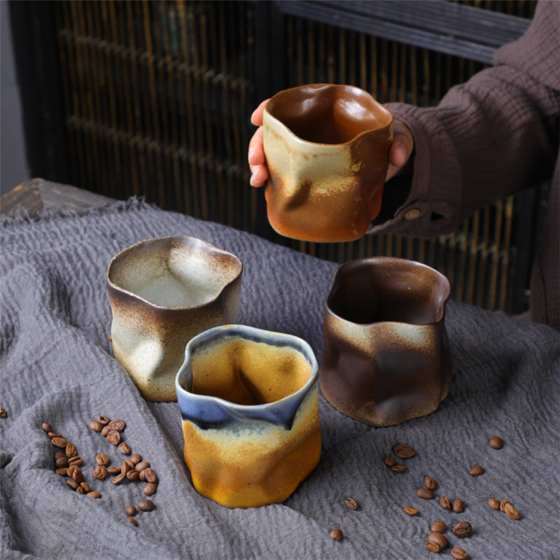 Retro Shaped Creative Porcelain Cup