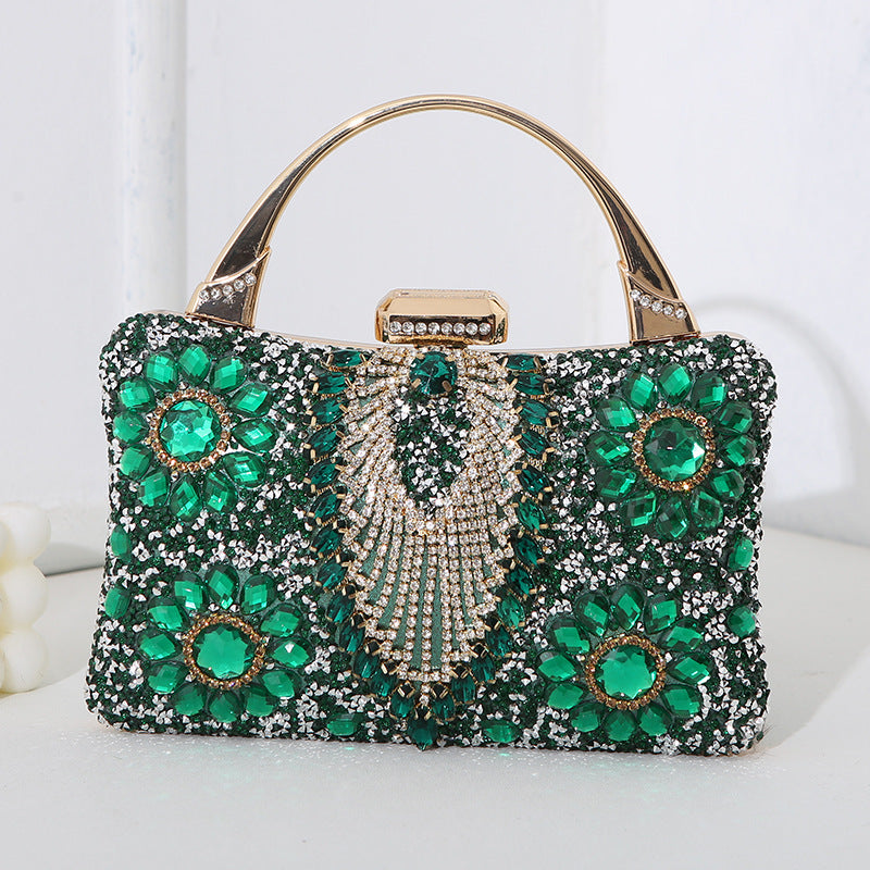 Handmade Crystals Inlaid Mini Bag