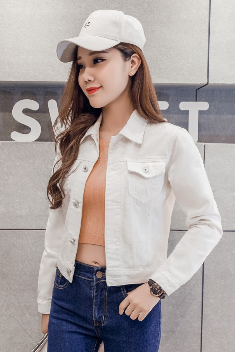 Jacket in Denim Fabric
