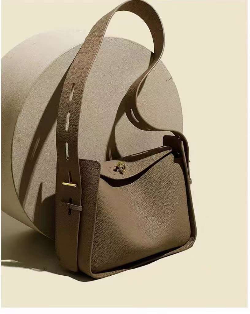 Calf  Leather Shoulder Bag