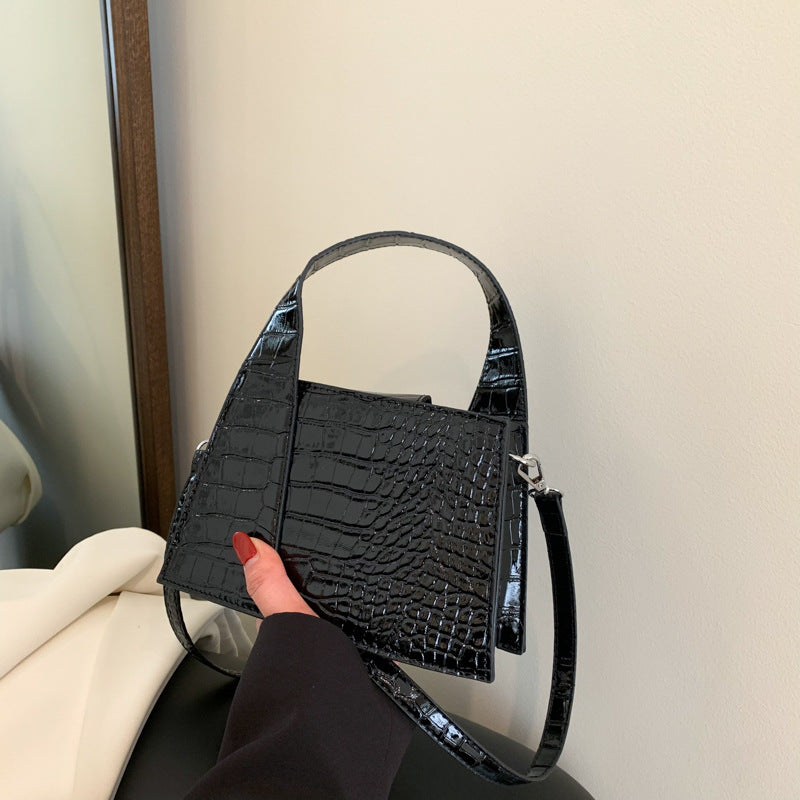 Square Solid Shoulder Bag