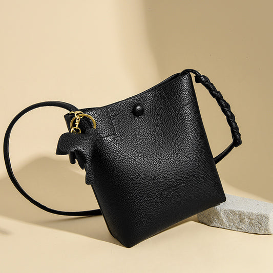 Soft Leather  Crossbody  Bag
