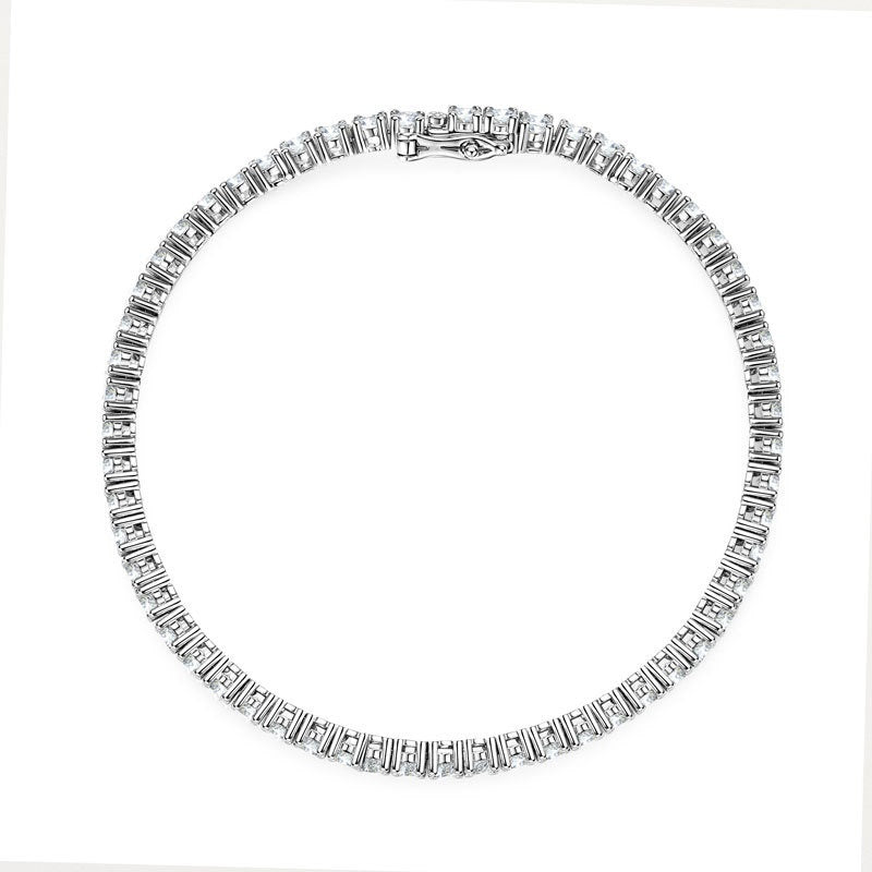Moissanite S925 Sterling Silver Bracelet