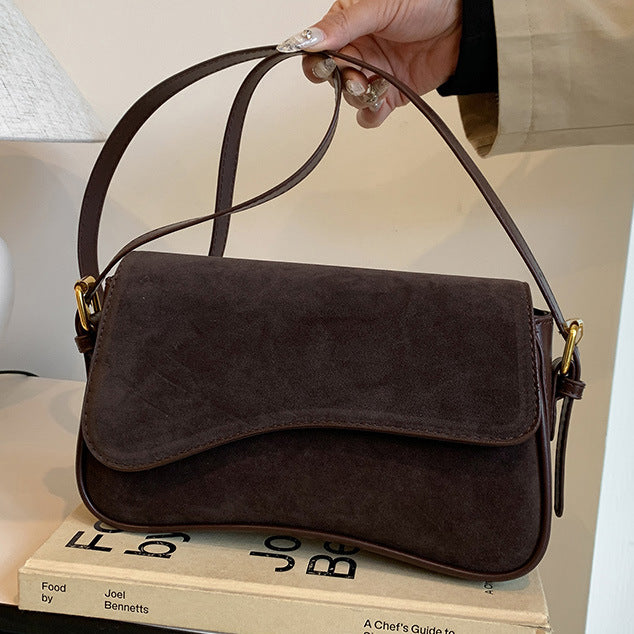 Retro Matte Shoulder Bag