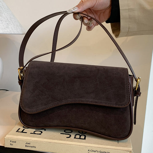 Retro Matte Shoulder Bag
