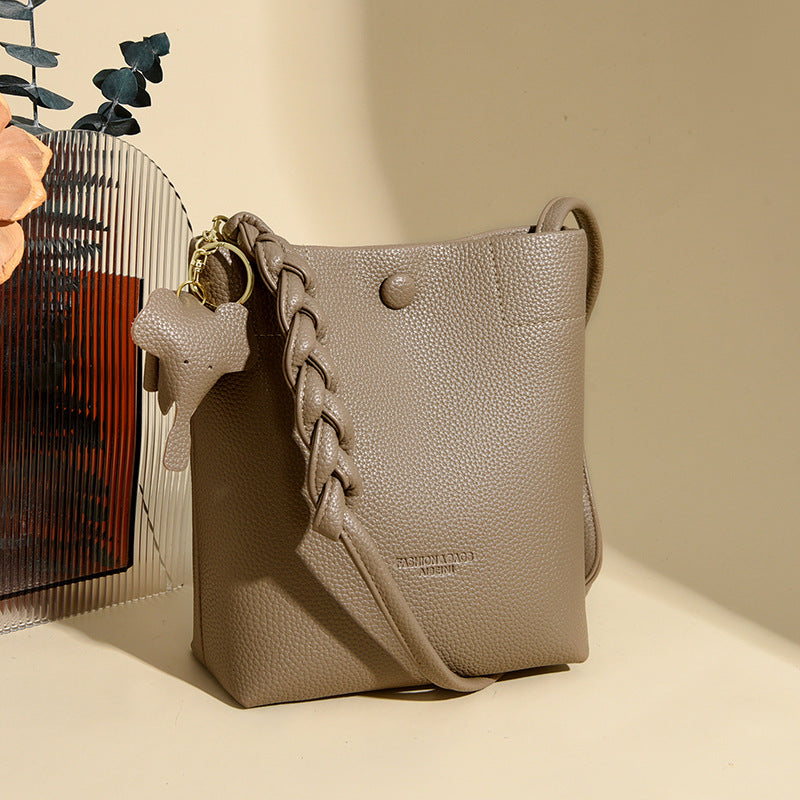 Soft Leather  Crossbody  Bag