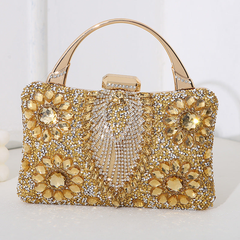 Handmade Crystals Inlaid Mini Bag
