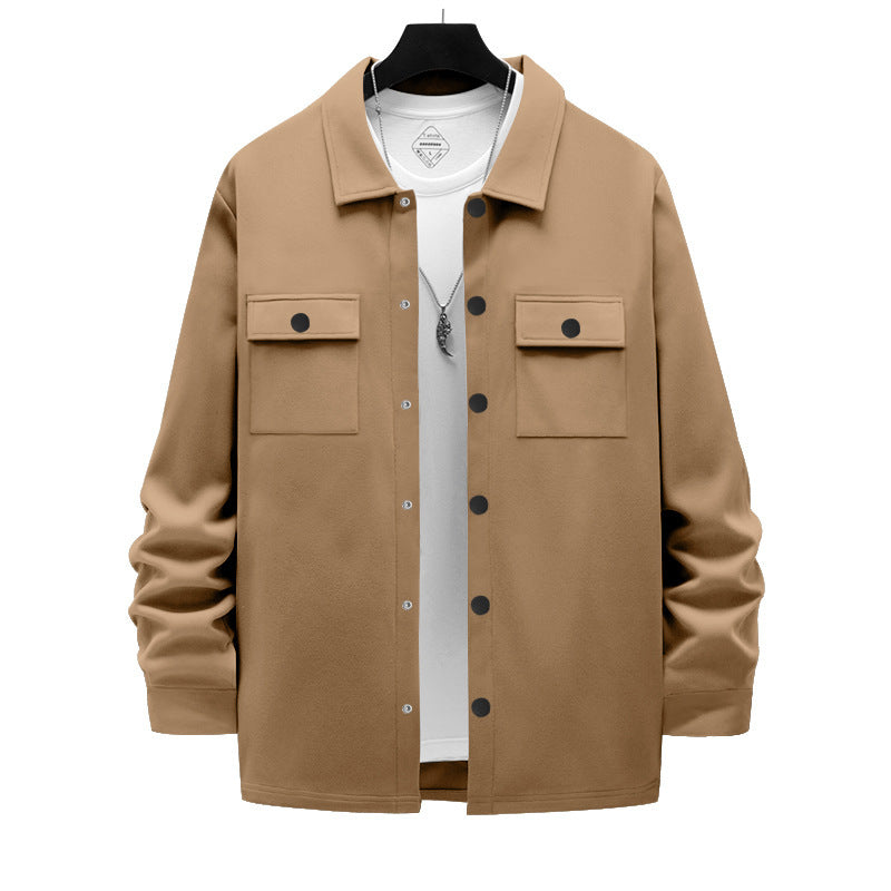 Retro Lapel Casual Long-sleeve Jacket